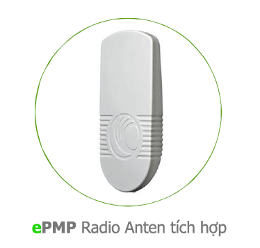 wifi tầm xa công suất cao, ePMP radio anten tích hợp, phân phối tại công ty GTS